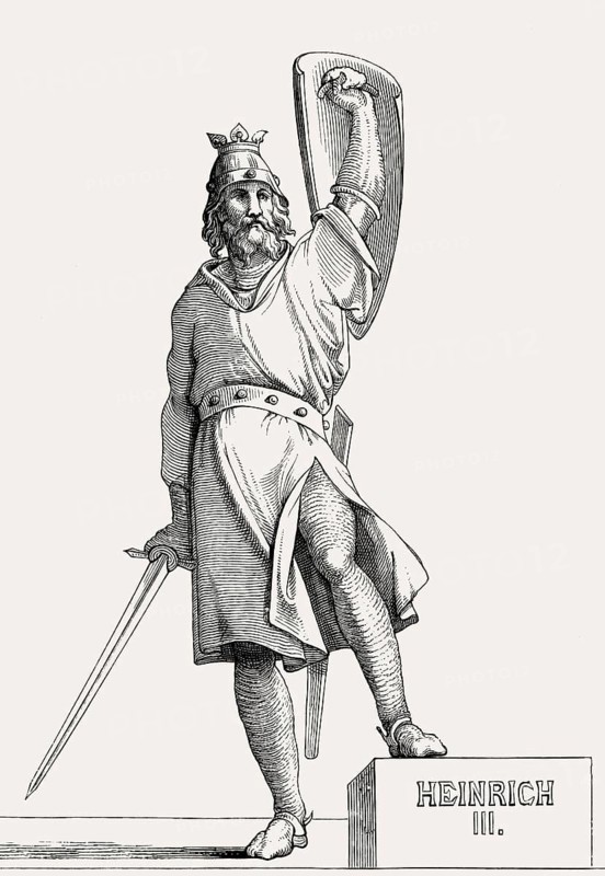 Henry III, called the Black or the Pious, Emperor of the Holy Roman Empire from 1046 to 1056