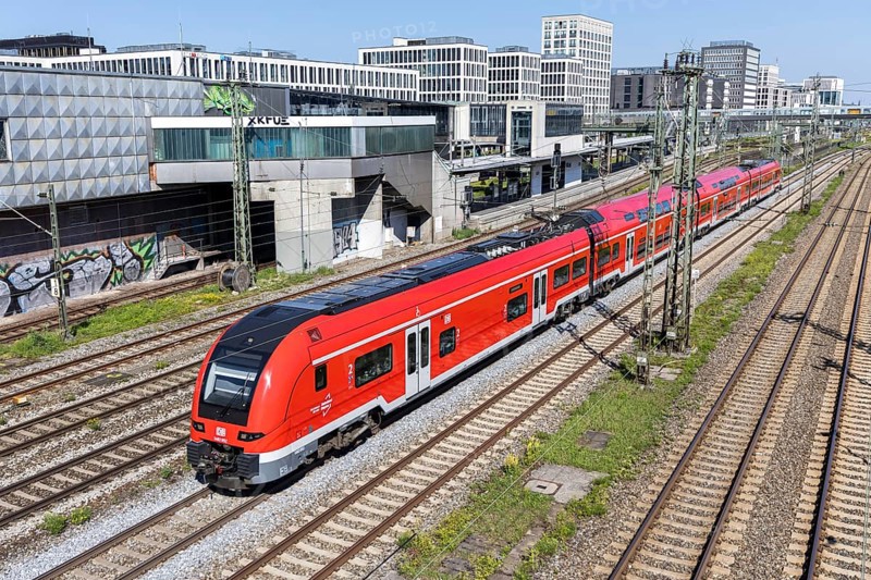 Deutsche Bahn DB Regio Siemens Desiro HC regional train in Munich, Germany