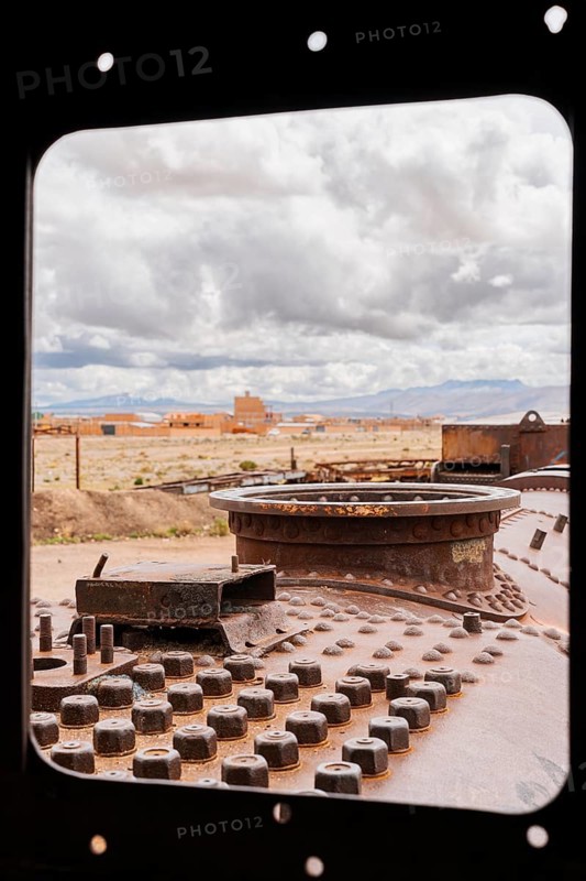Uyuni Railway Cemetery, Uyuni, Bolivia