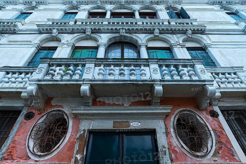 Historic palace on the canal, Venice, Veneto, Italy