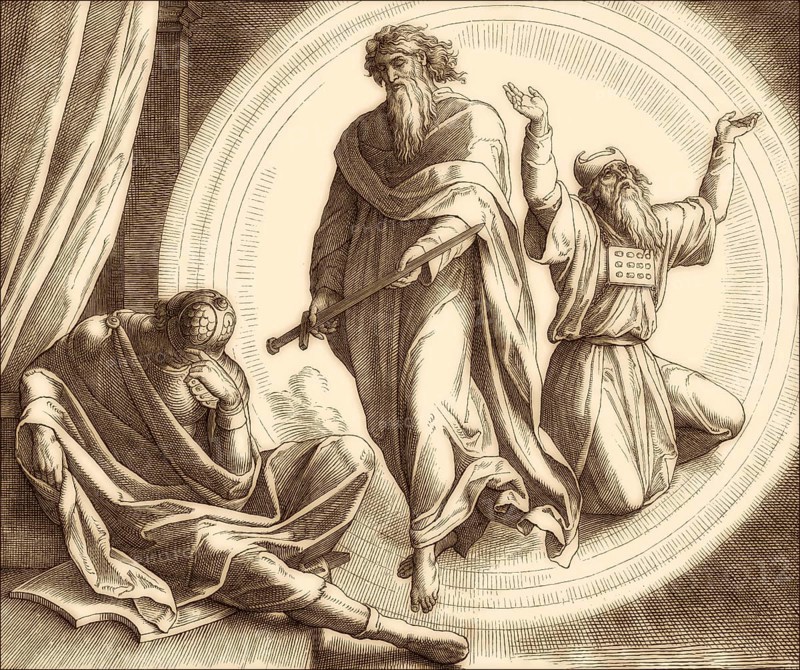Vision of Judas Maccabee, by Julius Schnorr von Carolsfeld