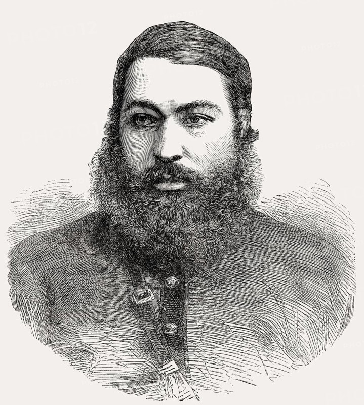 Abdur Rahman Khan, 1844, 1901, Emir of Afghanistan from 1880 to 1901, From British Battles on Land and Sea, by James Grant