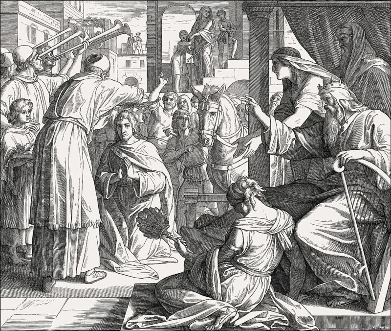 The coronation of Solomon, Old Testament, by Julius Schnorr von Carolsfeld
