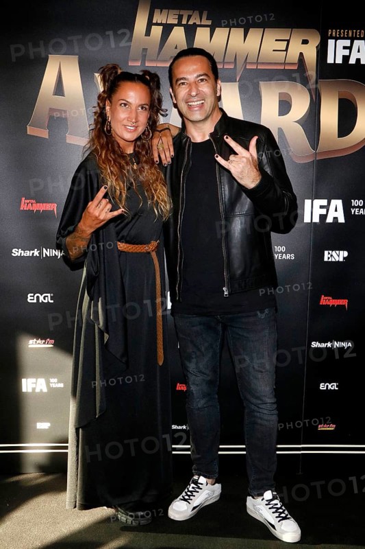 Kate Kaputto and Bülent Ceylan at the Metal Hammer Awards 2024 in the Uber Eats Music Hall. Berlin, 31.08.2024