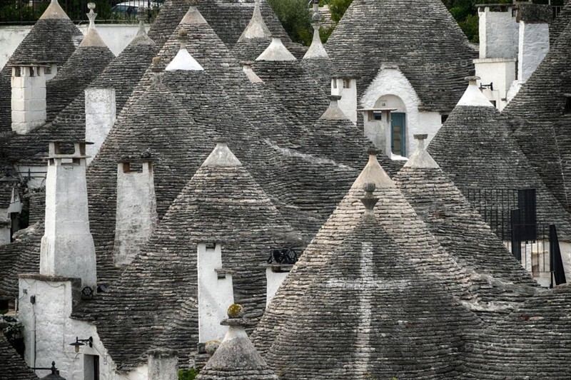 Europe, Italy, Alberobello, Trulli village, Itria Valley, Apulia, Apulia, Italy