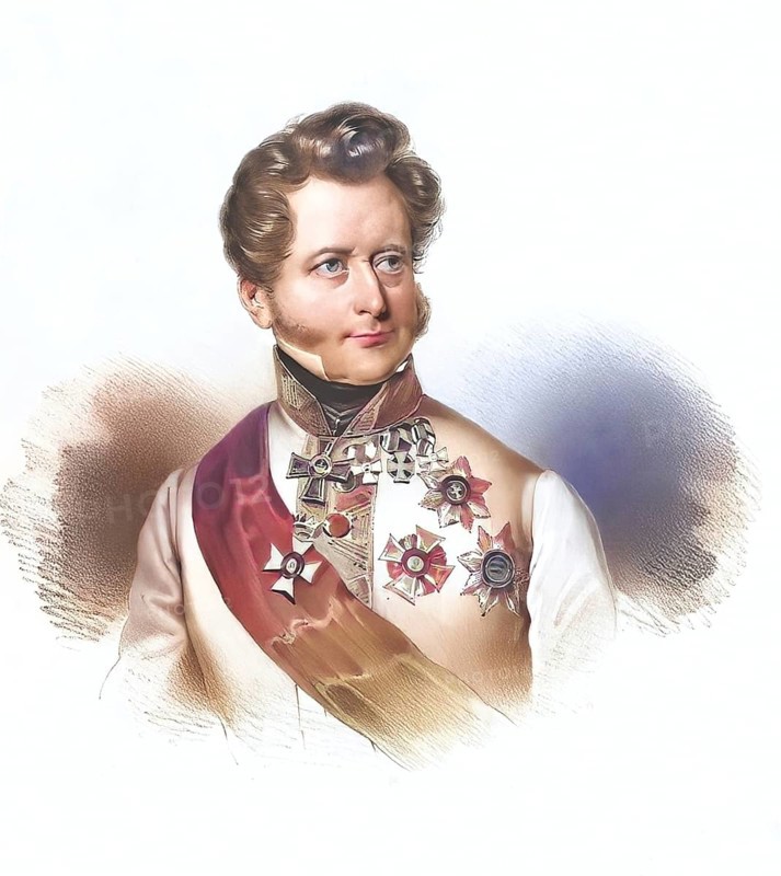Count Theodor Baillet de Latour (born 15 June 1780 in Linz, died 6 October 1848 in Vienna) was Imperial and Royal Privy Councillor, Chamberlain, Officer, Field Master and Minister of War, Historical, digitally restored reproduction from a 19th century original, Record date not stated