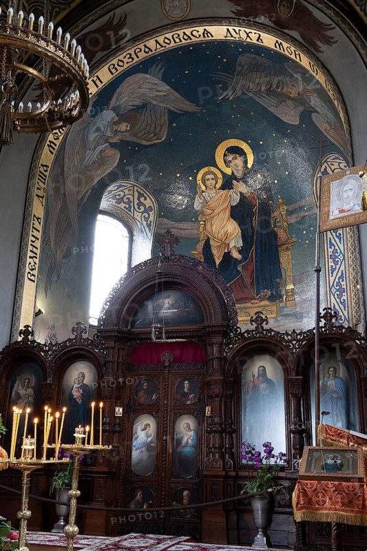 Interior, Russian Chapel, Mathildenhöhe Darmstadt, UNESCO World Heritage Site, Germany