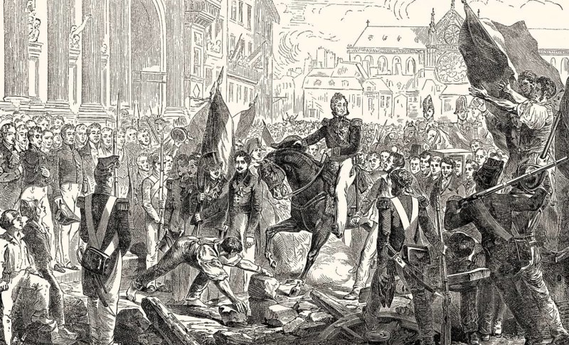 Louis Philippe I, French Revolution of 1830, July Revolution, Paris