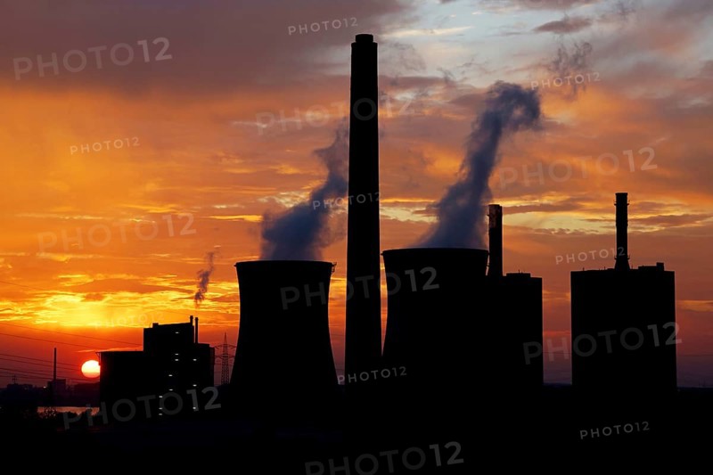 Power plant Duisburg-Huckingen, Federal Republic of Germany, Gaskraftwerk, Duisburg, North Rhine-Westphalia, Federal Republic of Germany
