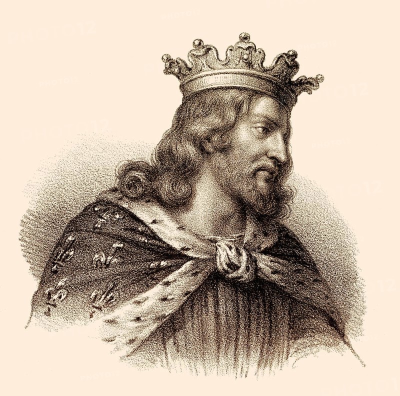 Charibert I, or Cherebert, c. 517-567, king of the Franks, the Merovingian King of Paris, Charibert I., um 520-567, König der Franken, Teilreich Paris, Geschlecht der Merowinger