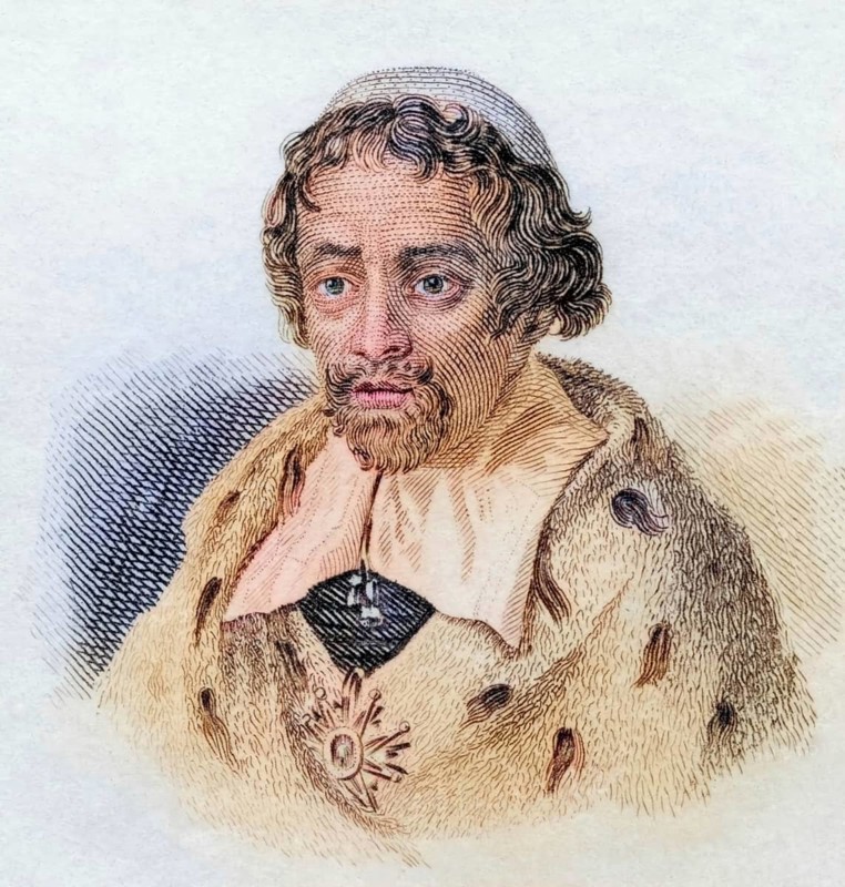 Joseph Pitton de Tournefort, (born 5 June 1656 in Aix-en-Provence, died 28 December 1708 in Paris) was a French botanist and explorer, coloured woodcut from Crabbe's Historical Dictionary from 1825, Historical, digital reproduction