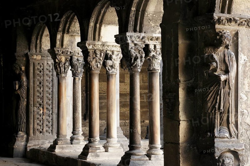 Cloister of St. Trophime Arles, Bouches-du-Rhone, Provence, France