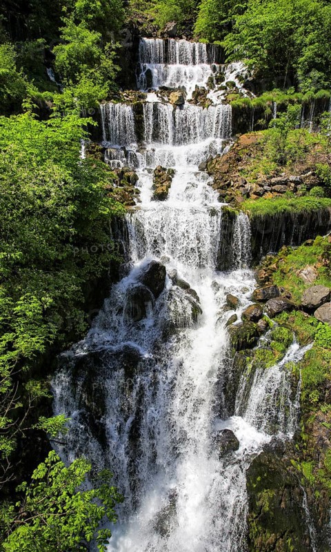 Waterfall, Glarus, Switzerland