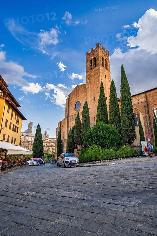 Basilica di San Domenico, Siena, Tuscany, Italy