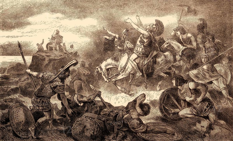 Xenophon of Athens, leader of the mercenaries, known as the Ten Thousand, after the Battle of Cunaxa