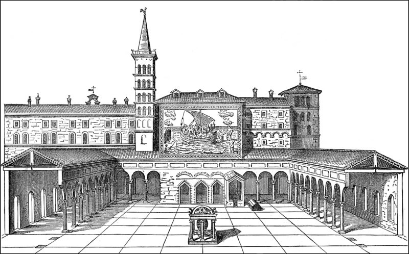 Old St. Peter's Basilica, Vatican, Rome, Italy, 13th century