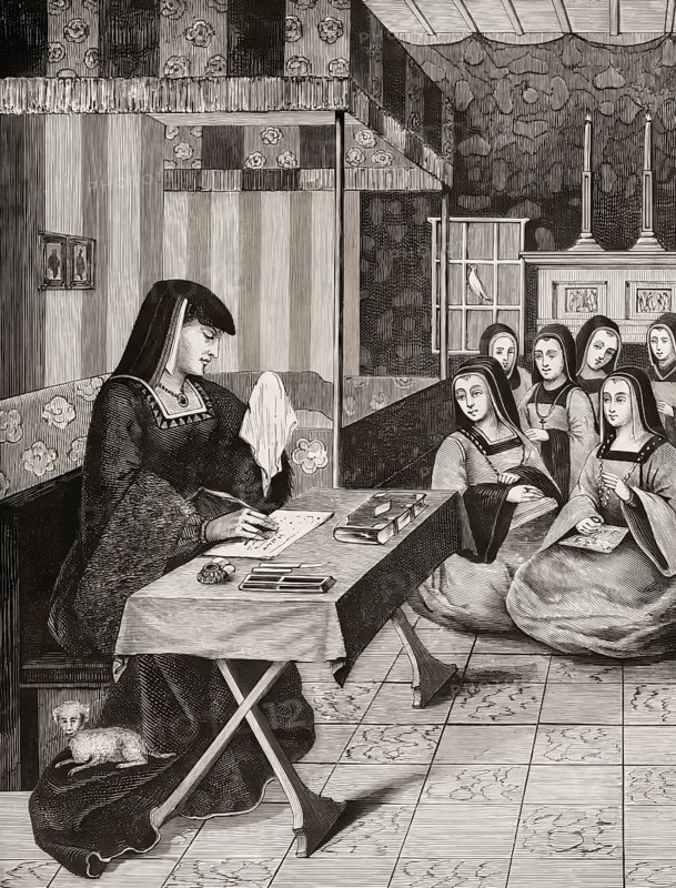 Queen Anne of Brittany, Court of the Ladies, 1509