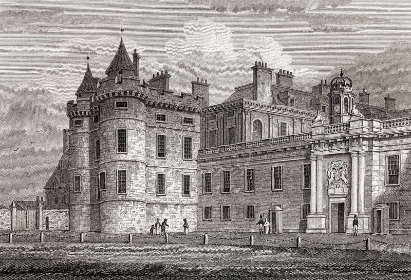 Holyrood Palace, Edinburgh, Scotland, 19th century, Views in Edinburgh by J. & H. S. Storer
