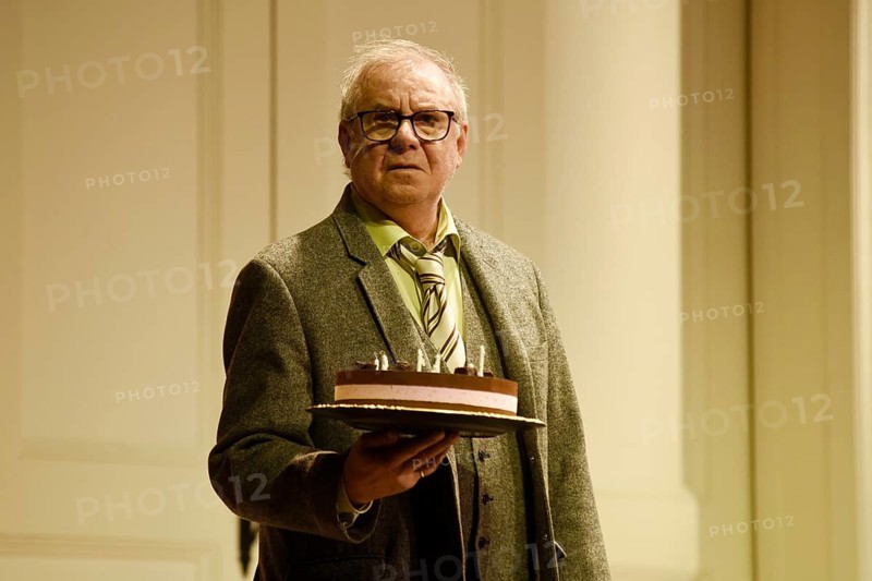 Joachim Krol (Wolfgang), Sophia oder das Emde der Humanisten, German premiere, photo rehearsal on 11.03.2026 at the Renaissance Theatre, Berlin, premiere on 15.03.2026