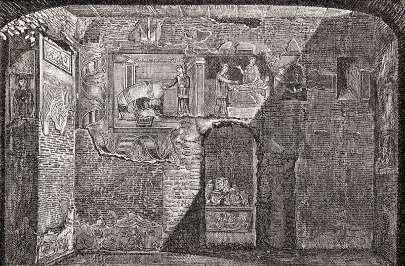 Legend of Saint Libertine, eight century, Basilica of Saint Clement, Rome, Italy