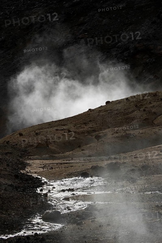 Seltún geothermal area near Krýsuvík or Krísuvík, Reykjanes Peninsula, Iceland