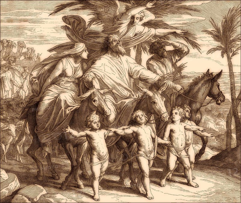 Abrahamic Covenant, Old Testament, by Julius Schnorr von Carolsfeld, 1860