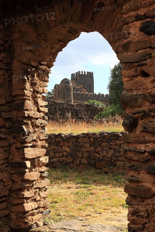 Amhara region, in the Gemp palace complex in Gondar, Gonder, UNESCO, world, heritage, cultural heritage, Ethiopia