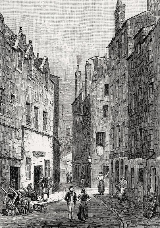 Queen Street, Edinburgh, Scotland, 19th century