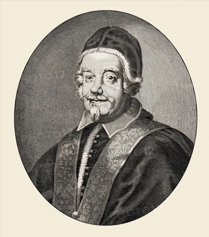 Pope Alexander VIII, Alessandro VIII, Alexandre VIII, Alejandro VIII, Pietro Vito Ottoboni, 1610 – 1691, ruler of the Papal States from 1689 until his death in 1691, digitally edited