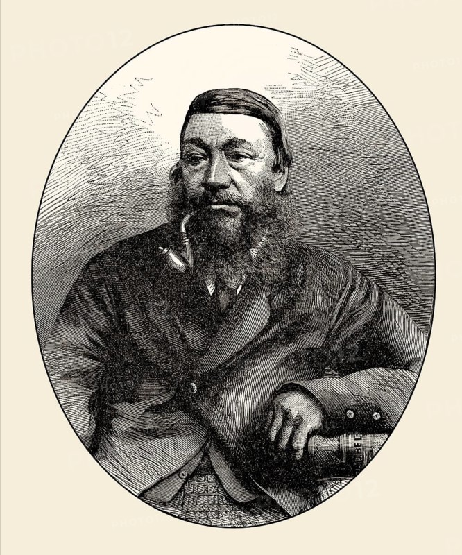 Stephanus Johannes Paulus Paul Kruger, 1825, 1904, State President of the South African Republic, From British Battles on Land and Sea, by James Grant