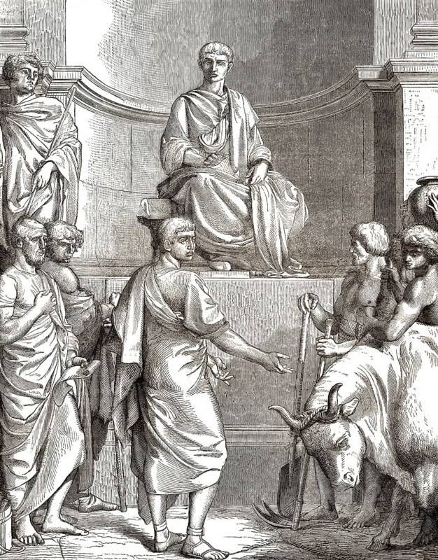 Caius Furius Cressinus der Zauberei angeklagt