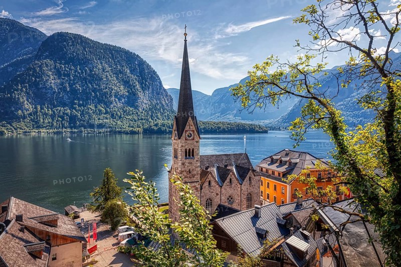 A, Hallstatt, hdr