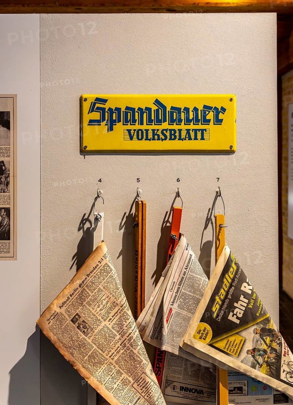 Interior photograph, Historical exhibition, Museum of City History, Berlin Spandau Citadel, Berlin, Germany
