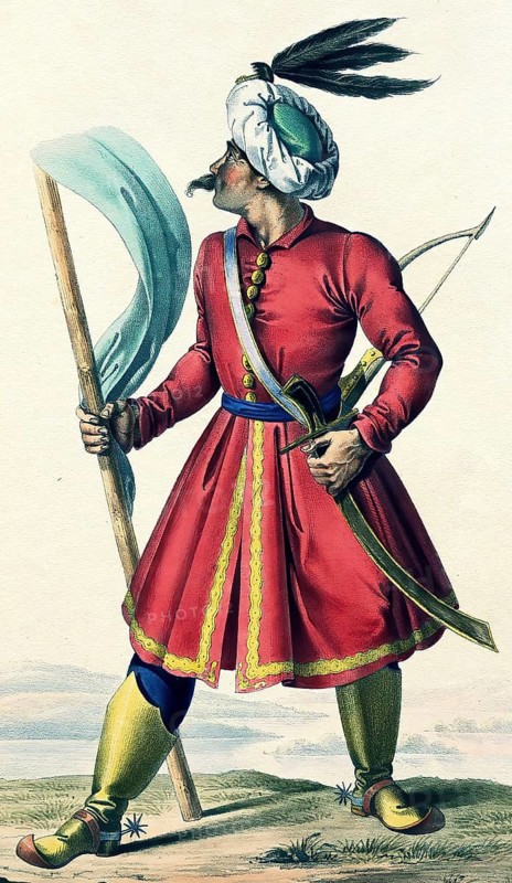 Kadicha, legendary Hungarian military leader, Historical, digitally restored reproduction from a 19th century original, Record date not stated