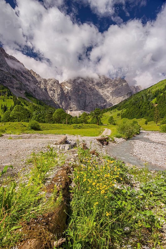 Enger-Grund creek, Eng valley, Tyrol, Austria