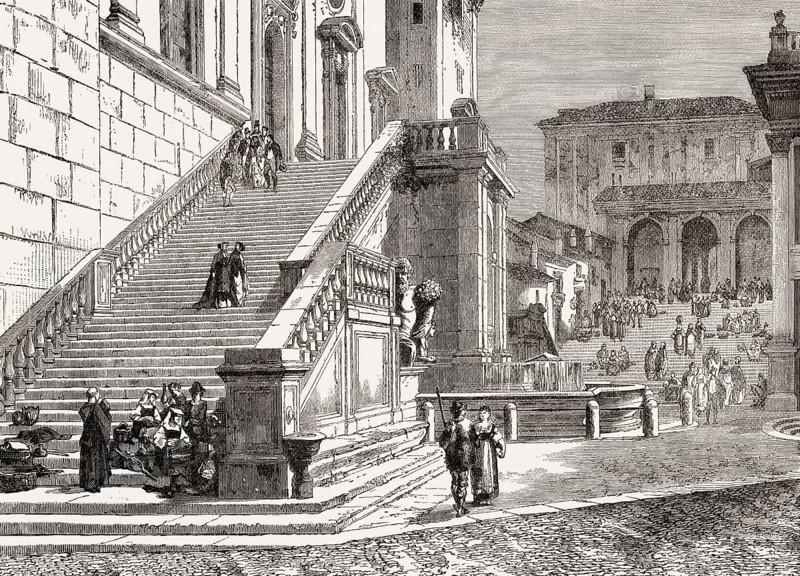 Palazzo Senatorio, Rome, Italy, 19th Century