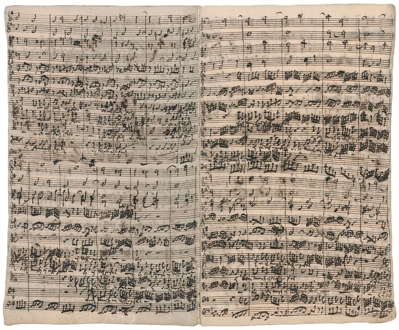 Johann Sebastian Bach's autograph of the Christmas Oratorio, Weihnachtsoratorium, BWV 248