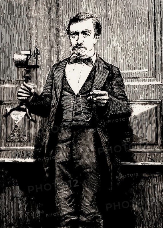 Johann Philipp Reis, 1834 – 1874, German scientist and inventor, digital edited