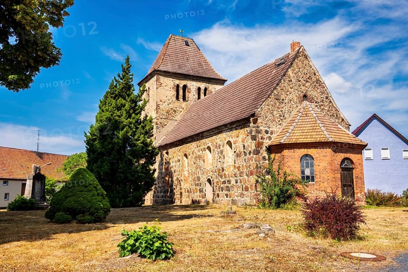 Hohenbucko village church, Elbe-Elster district, Brandenburg, Germany