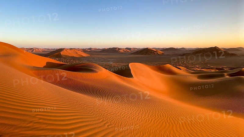 Sand dunes in the Rhub al Khali desert, empty quarter, largest sandy desert in the world, Oman