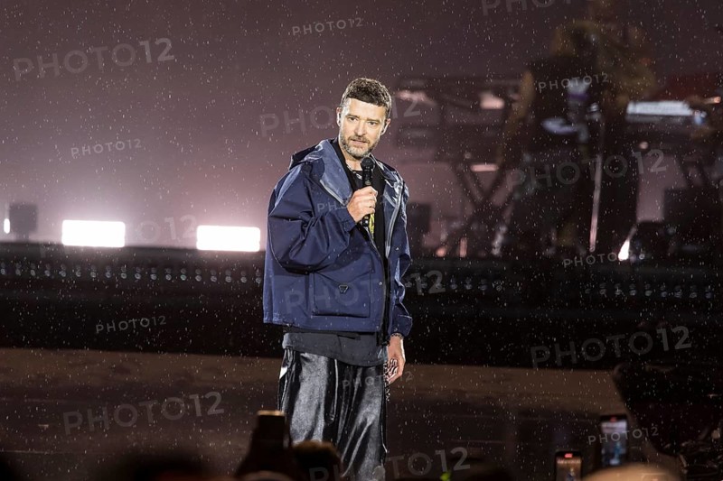 Justin Timberlake at the Lollapalooza Festival in the Olympiastadion and on the Maifeld, Berlin, 12/07/2025