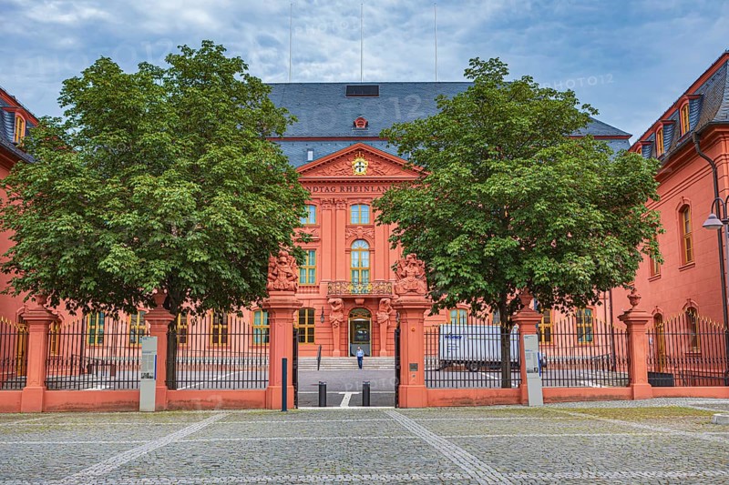 Rhineland-Palatinate State Parliament in Mainz, Rhineland-Palatinate, Germany