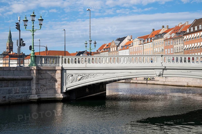 Bridge Højbro, Slotsholm Canal, Gammel Strand, Copenhagen, Denmark