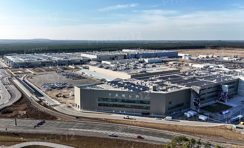 Tesla Gigafactory, Grünheide, 07.03.2025, Grünheide, Brandenburg, Germany