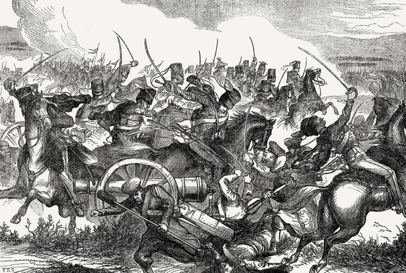 British Cavalry at the Battle of Balaclava, Crimean War