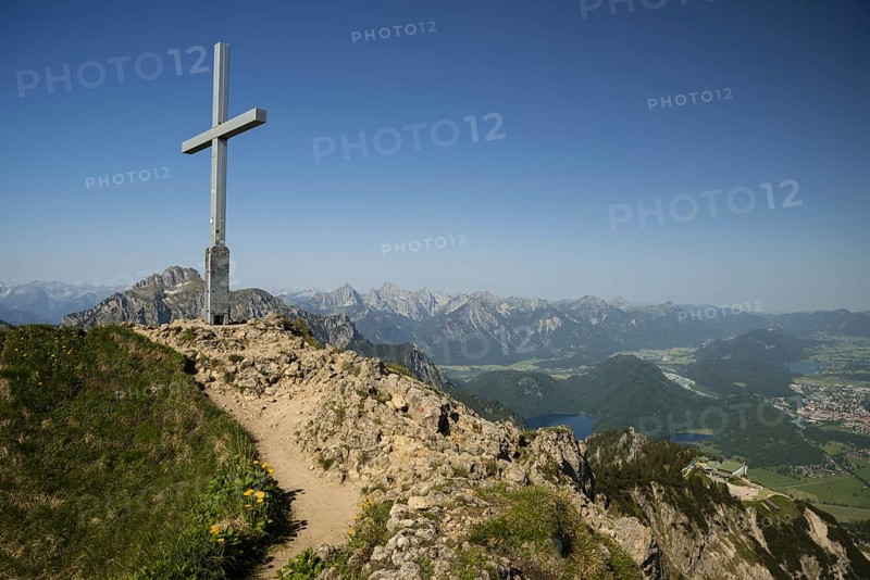 Branderschrofen, 1881m, Tegelberg massif, Ammergau Alps, Allgaeu, Bavaria, Germany
