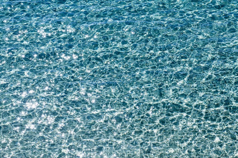Water surface with waves at the Mediterranean Sea, Région Provence-Alpes-Côte d'Azur, France