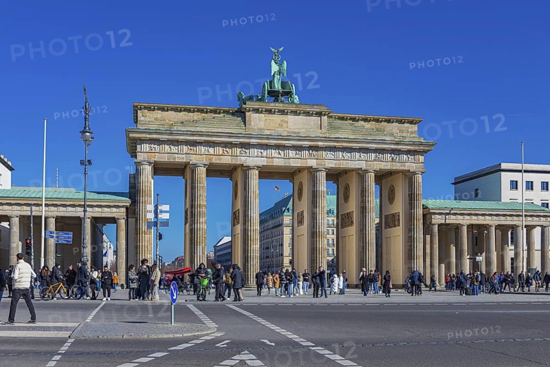 Brandenburg Gate in Berlin, Germany