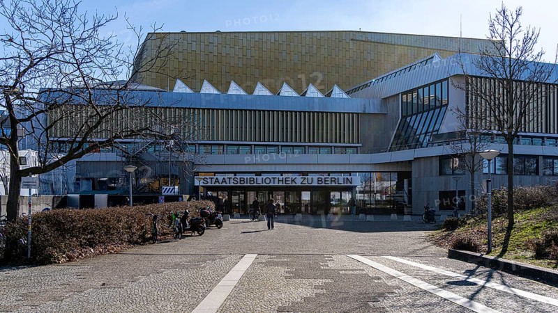 Berlin State Library, Potsdamer Straße, Berlin, Germany