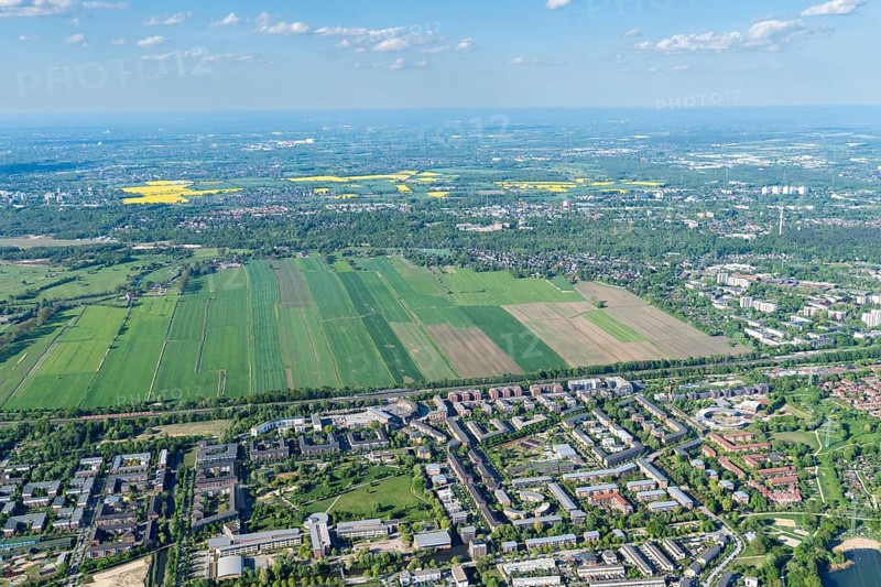 Oberbillwerder, aerial view, Bergedorf, Hamburg, new development area